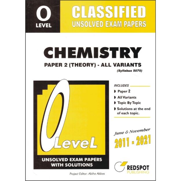 Picture of O Level Classified Chemistry P2 (All Variants)