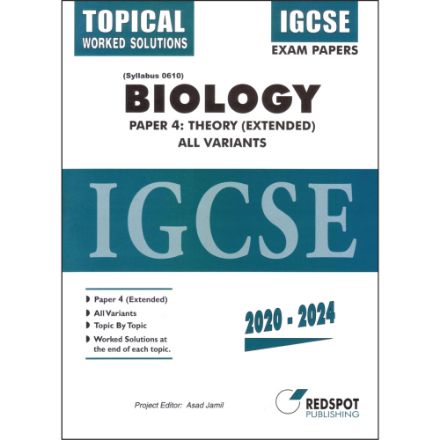 Picture of IGCSE Biology 0610, P4 Extended (Topical). All Variants