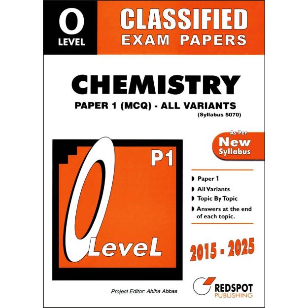 Picture of O Level Classified Chemistry P1 MCQ (All Variants)