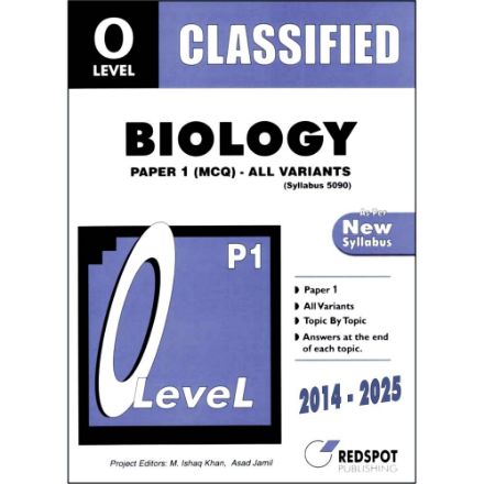 Picture of O Level Classified Biology P1  MCQ (All Variants)